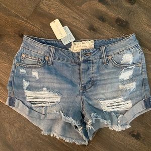 denim shorts